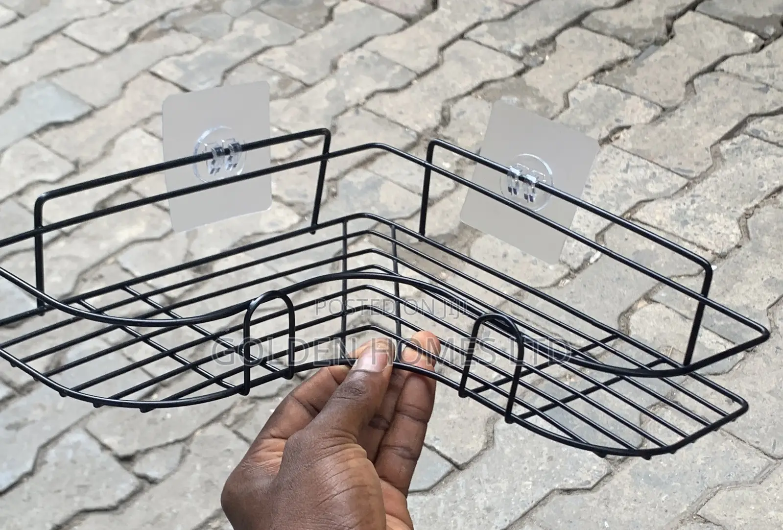 Single Bathroom Corner Rack