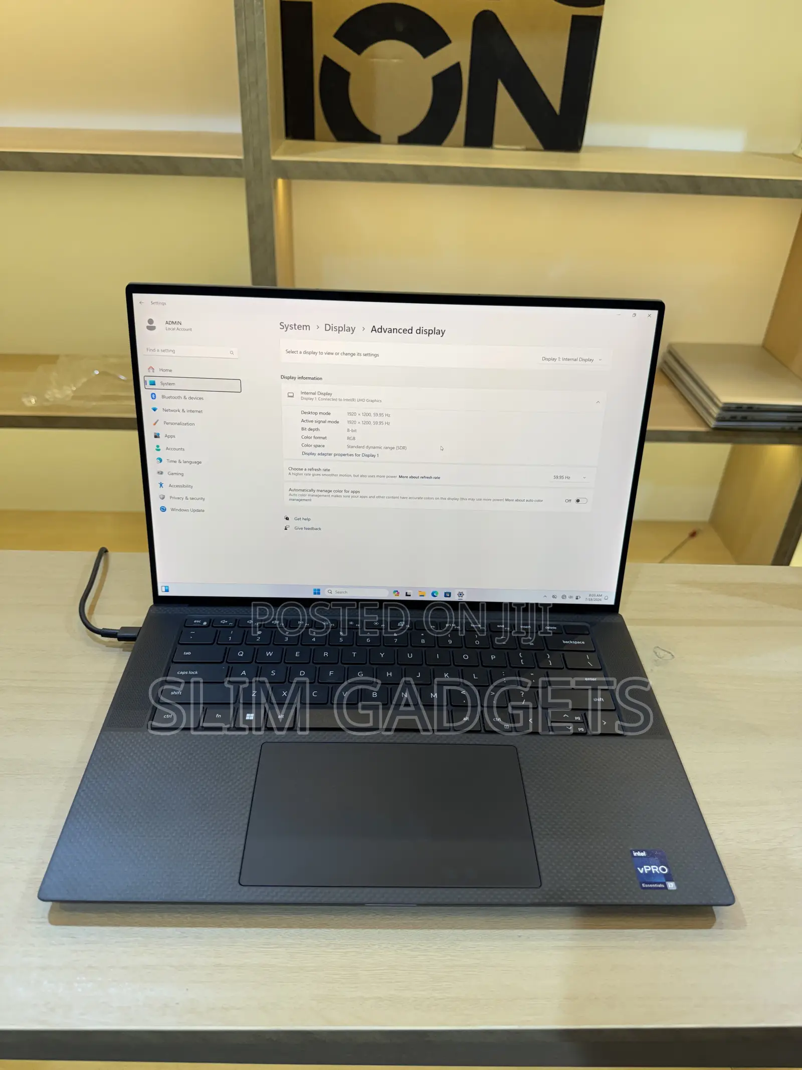 Laptop Dell Precision 5570 16GB Intel Core i7 SSD 512GB