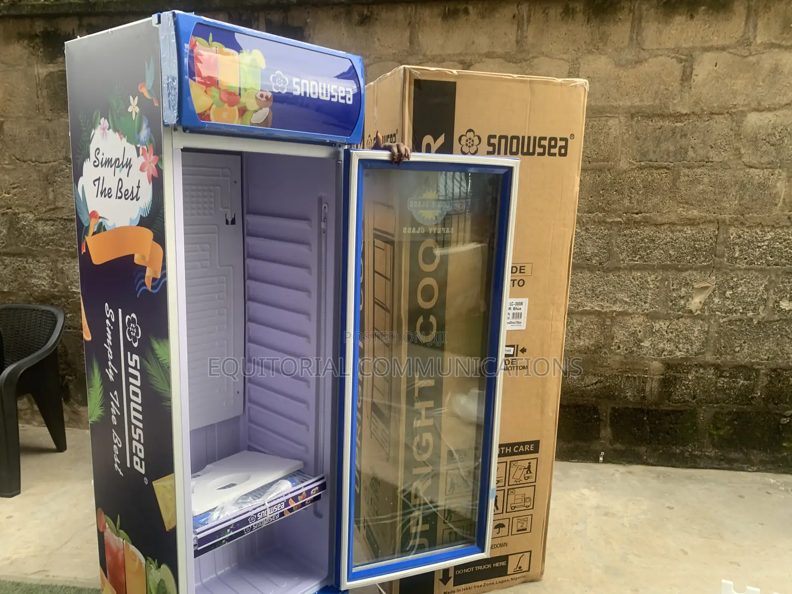SNOWSEA LC-300W Display Refrigerator With Efficient Air Cooling System
