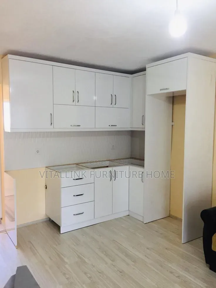 Premium White Kitchen Cabinet Sets With Storage Drawers