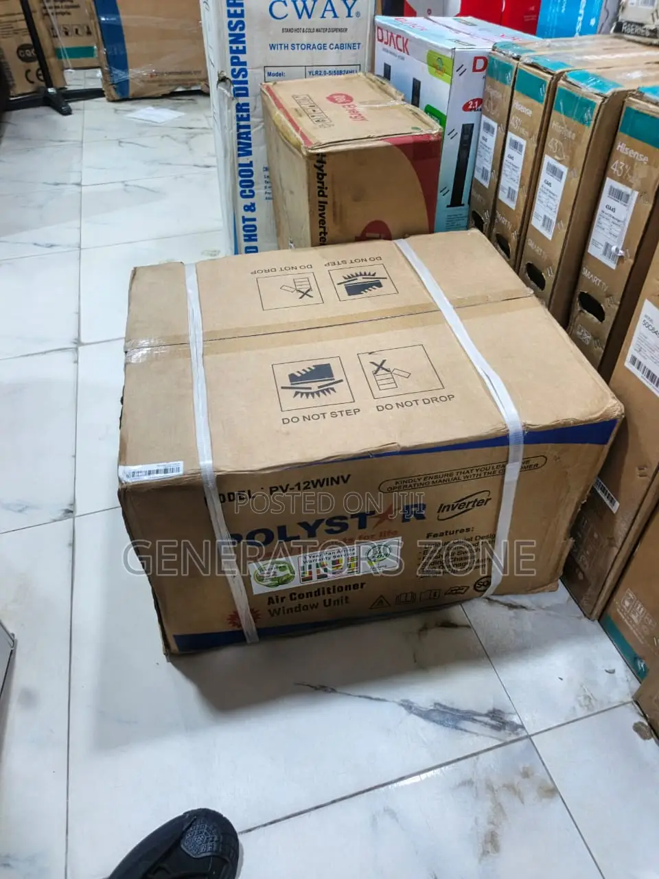 Heavy Duty Polystar Window Air Conditioner 1.5HP