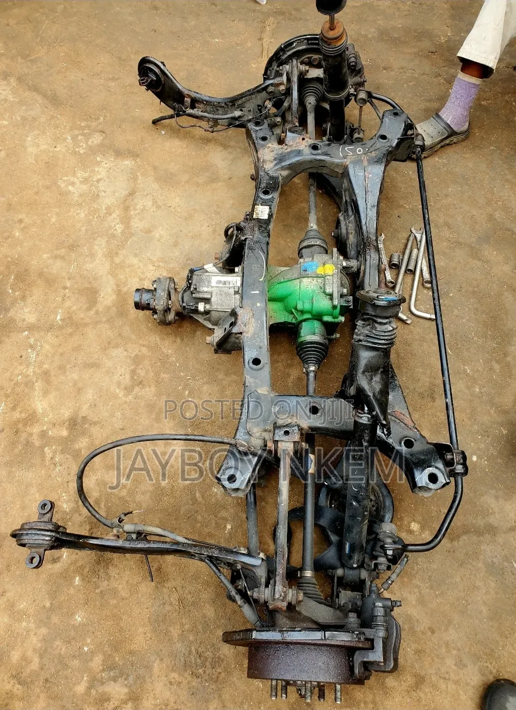 The Rear Back Axle Complete for Kia Sportage 2013