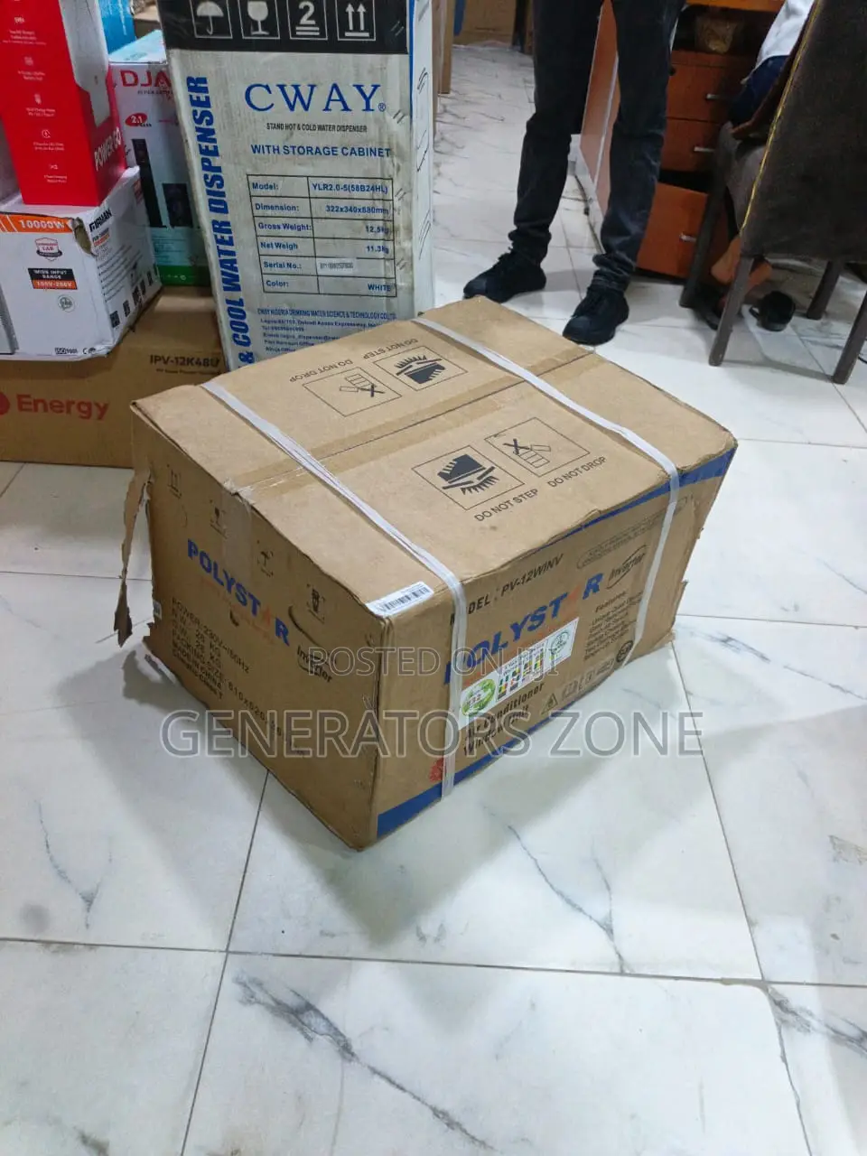 Polystar PV-12WINV Silent 1.5HP AC Window Unit