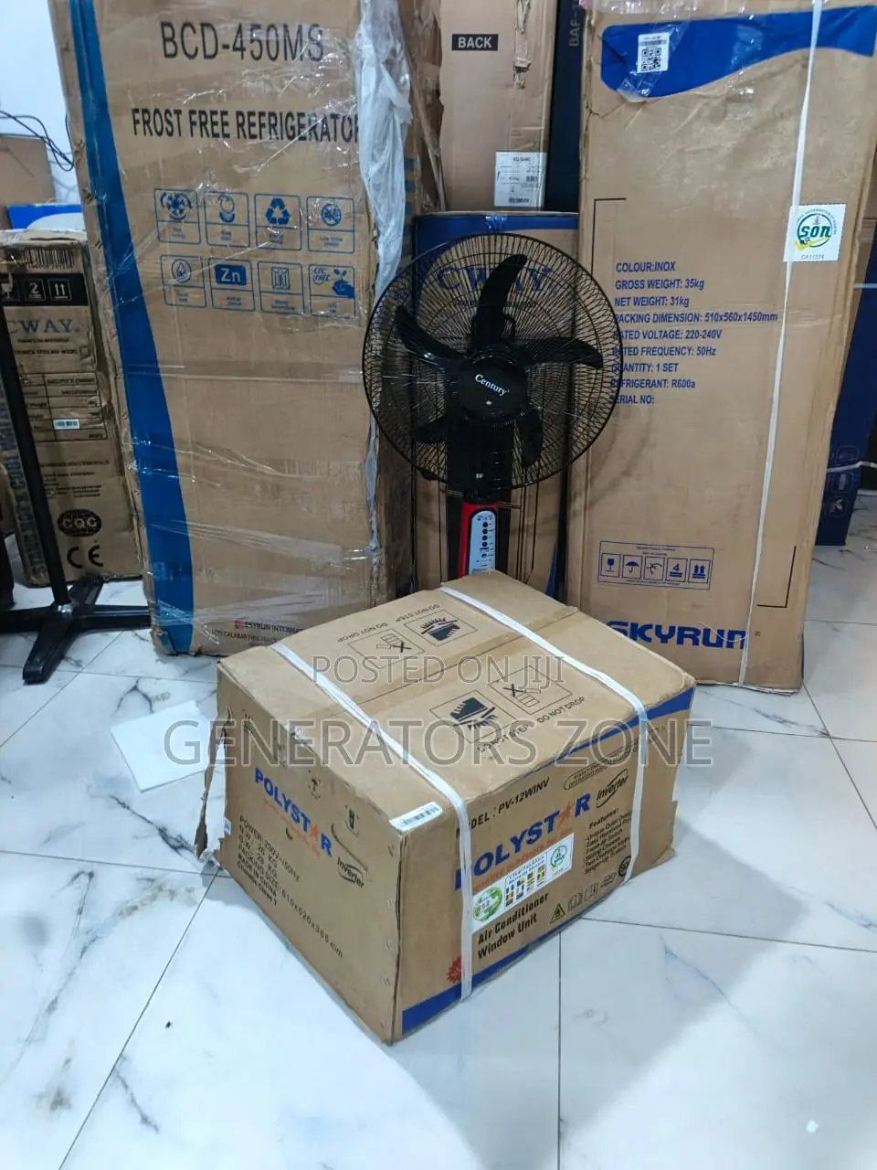 1.5HP Polystar Window AC With Air Purification