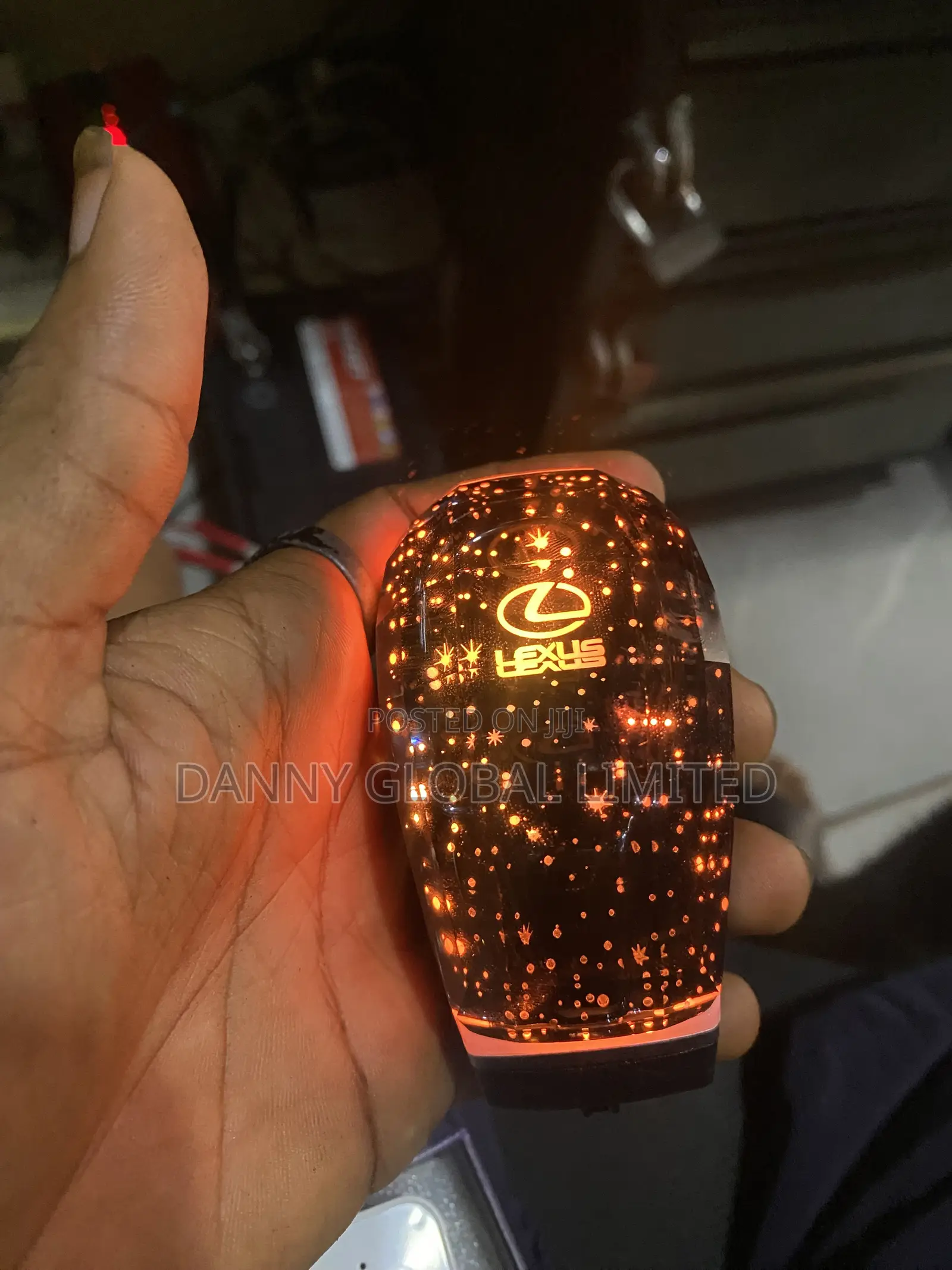 High Performance  Customized Glass Gear Knob With Light