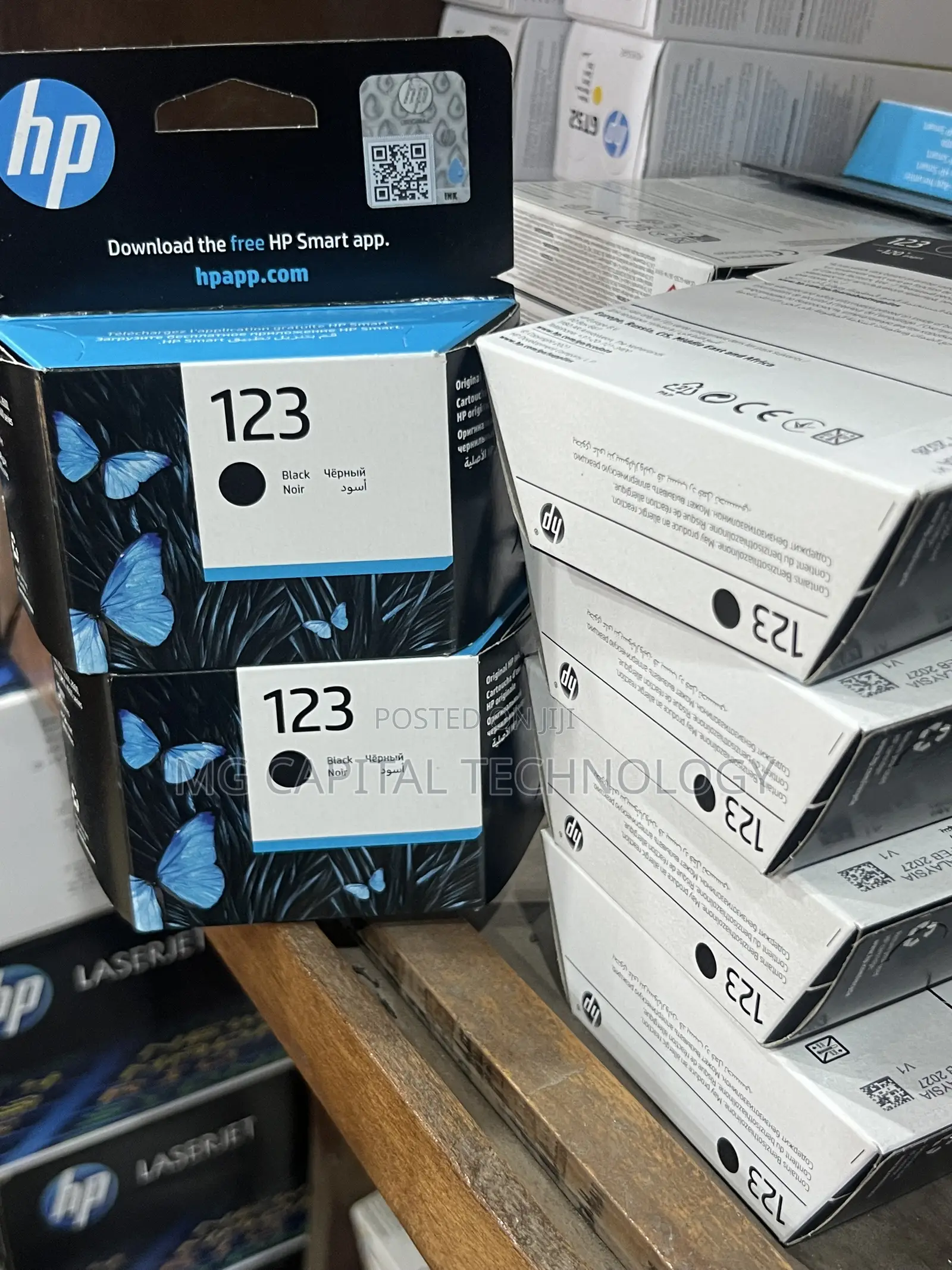 HP 123 Black Original Ink Cartridge - F6V17AE