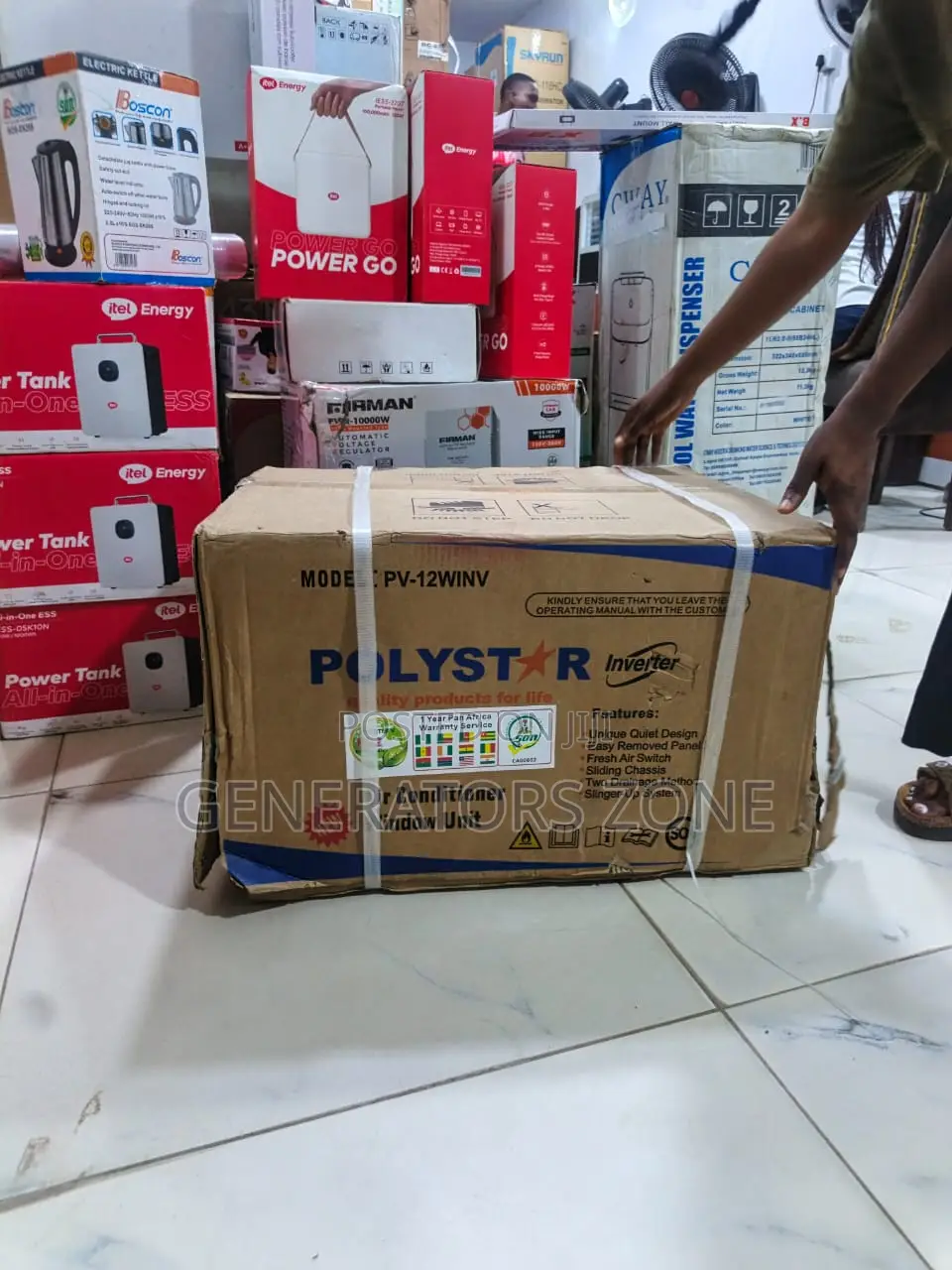 Polystar Window Air Conditioner With Stable Voltage Performance