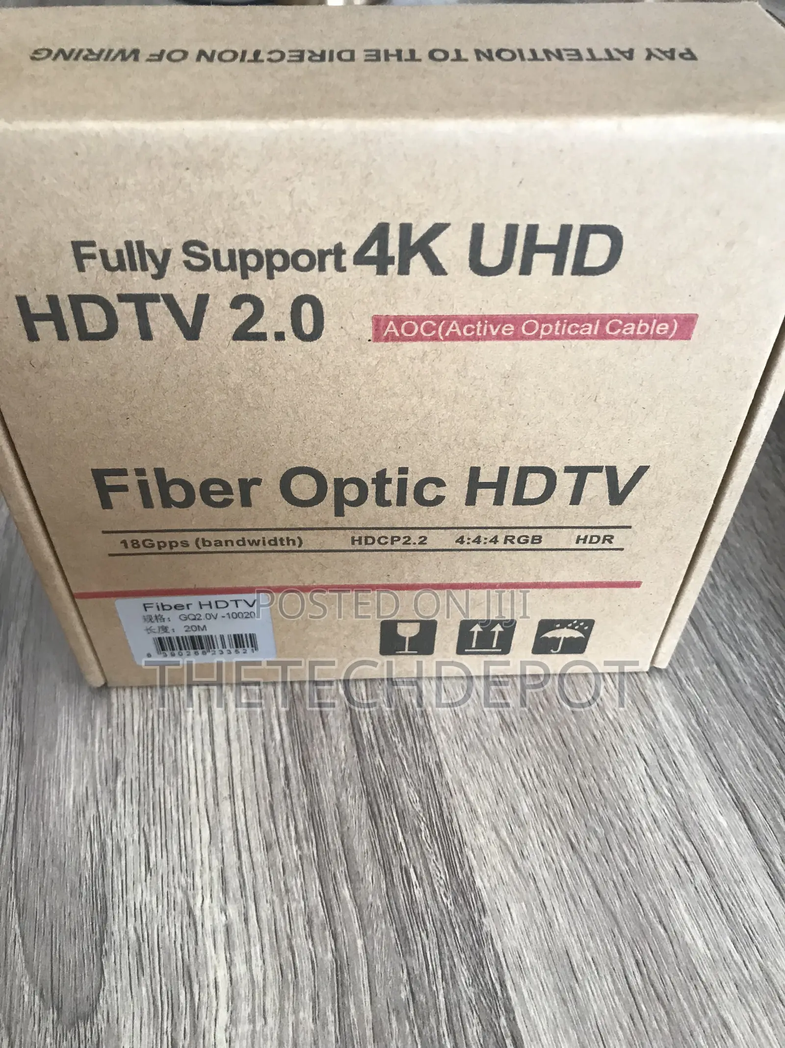 20m Uhd HDTV Fiber Optic HDTV Cable