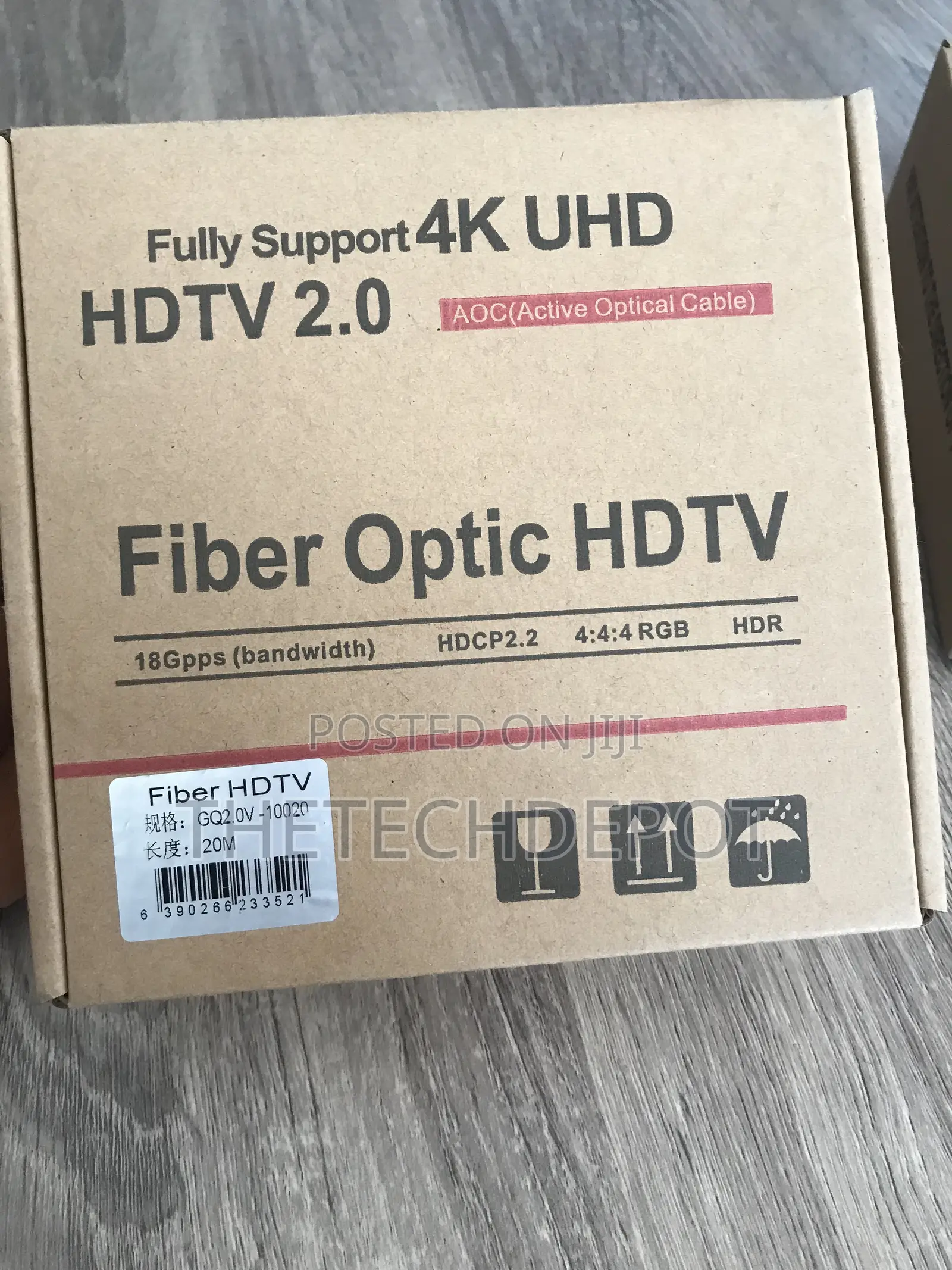 20m Uhd HDTV Fiber Optic HDTV Cable