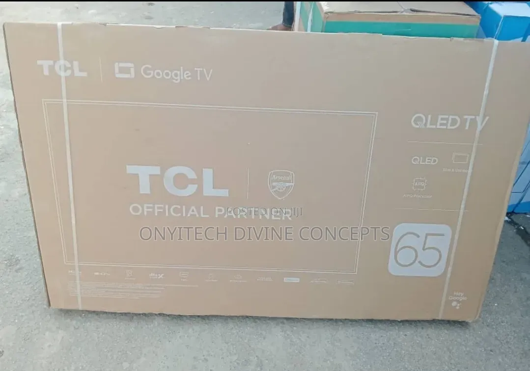 65" Inches QLed TCL Google Smart TV With Stunning Picture Quality