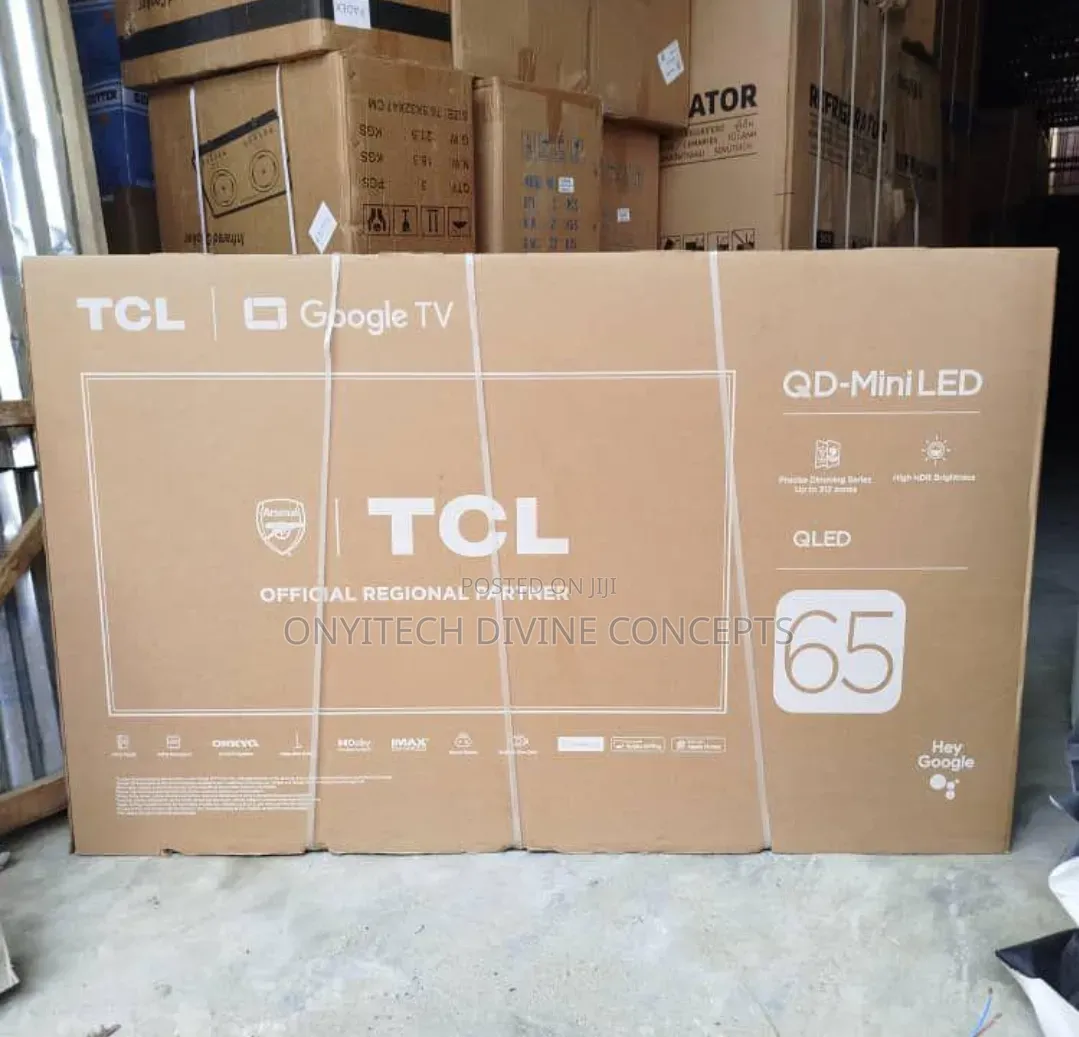 65" Inches QLed TCL Google Smart TV With Stunning Picture Quality