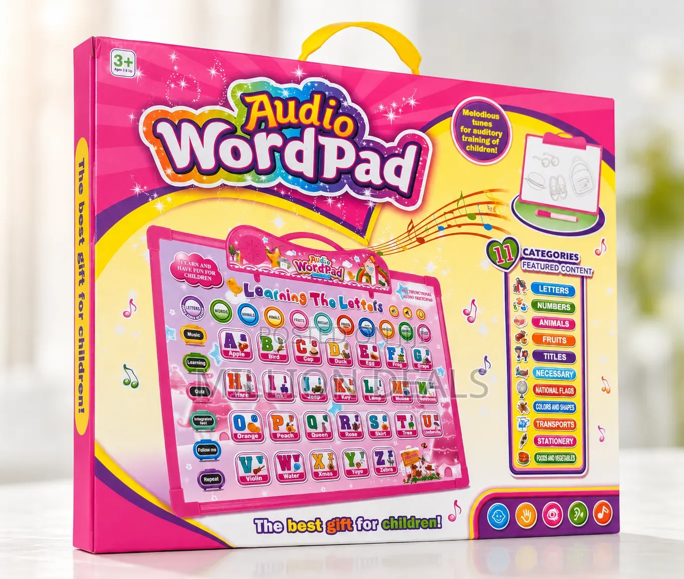 Learning Unique Audio Word Pad Kids Toy Ages 3+