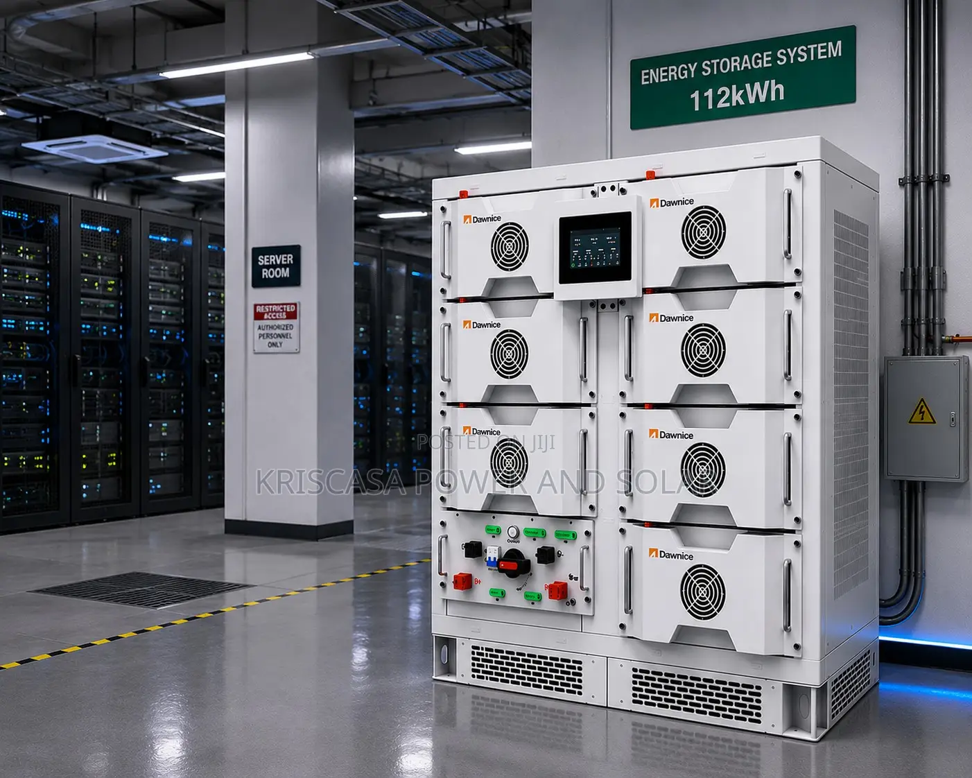 Dawnice 112kWh Indoor ESS | High-Voltage Lithium Battery System