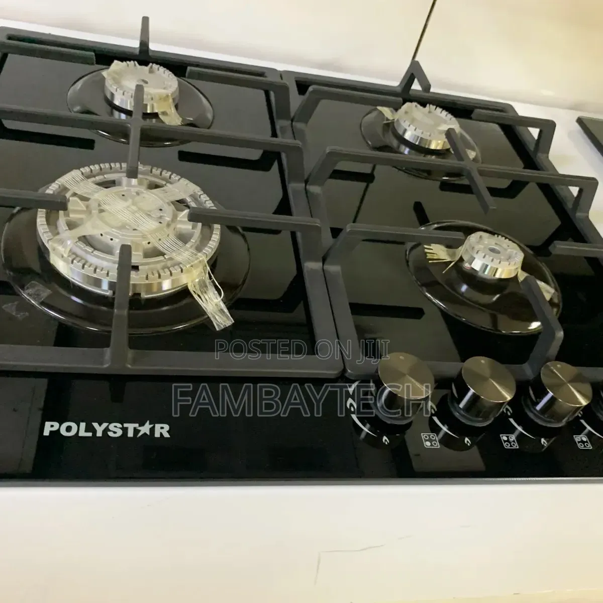 Polystar Tempered Glass Inbuilt Cooker