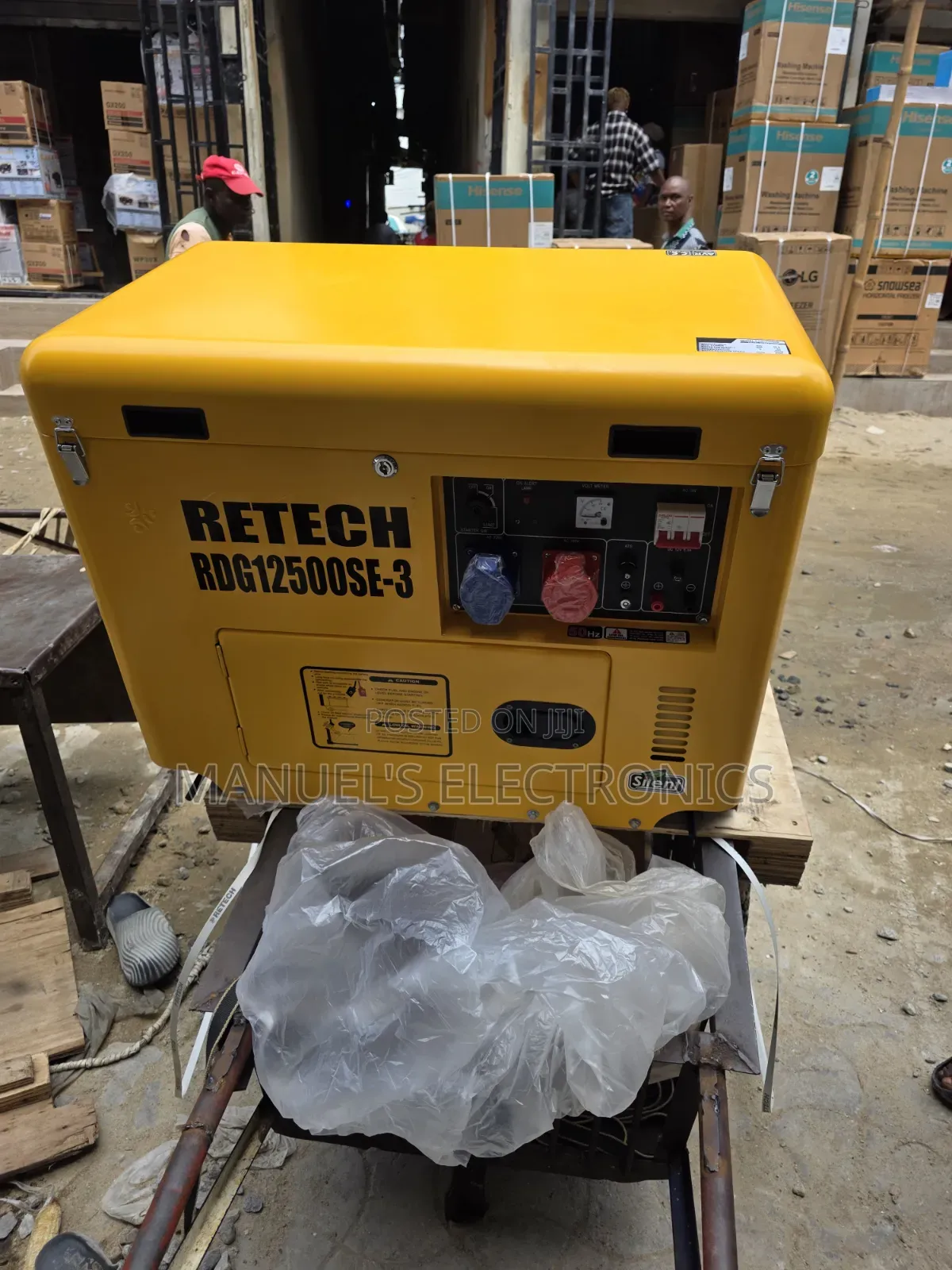 Retech Three Phase Diesel Soundproof Gen 10.5kva 100%copper Coil