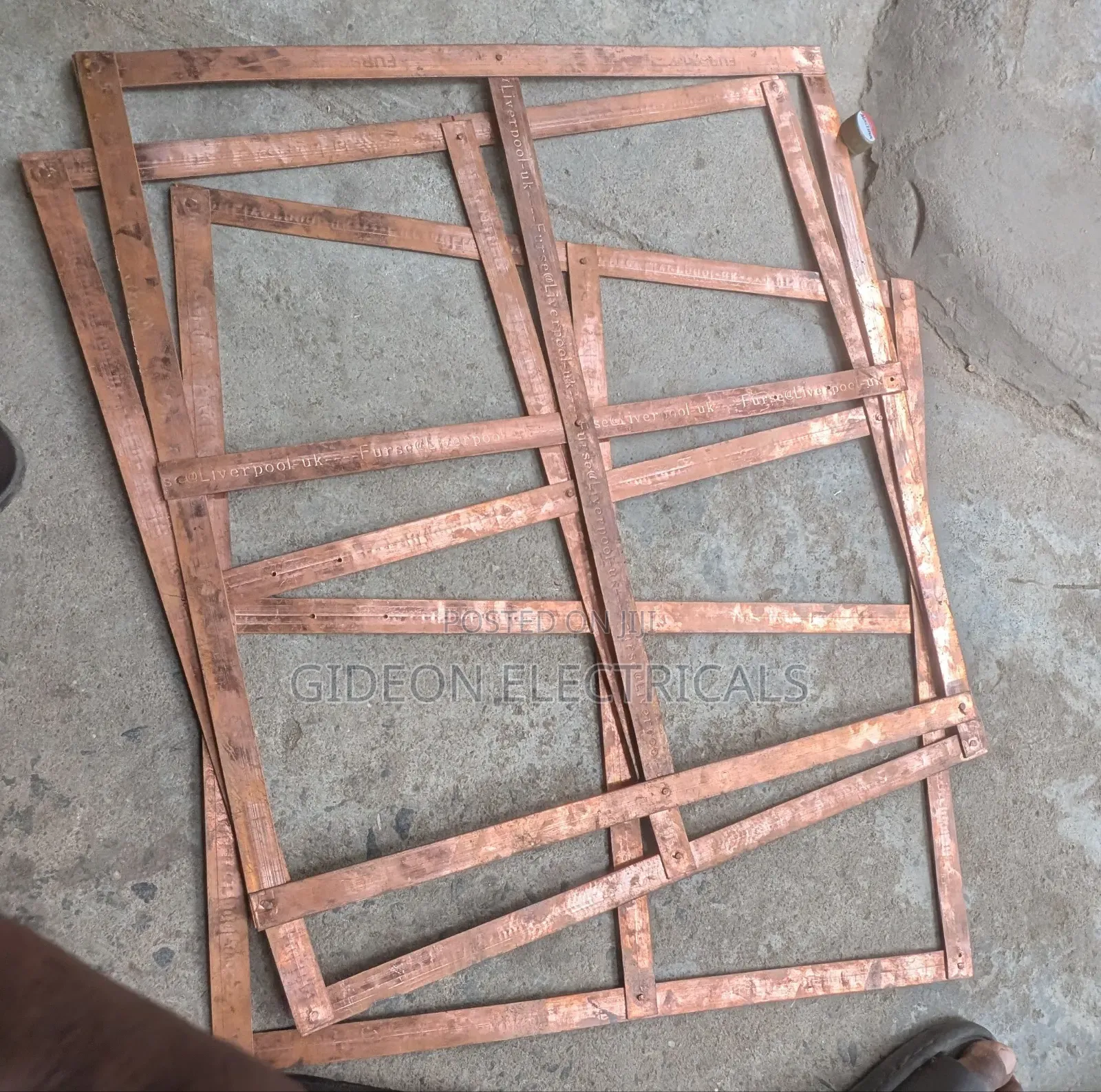 Earth Mat 600 X 600 Pure Copper