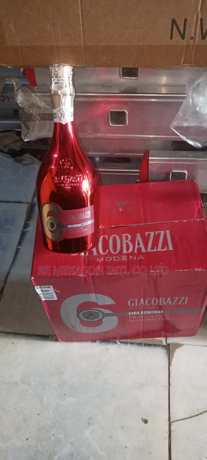 Giacobazzi 6 Delizioso Fragolino Spumante Dolce