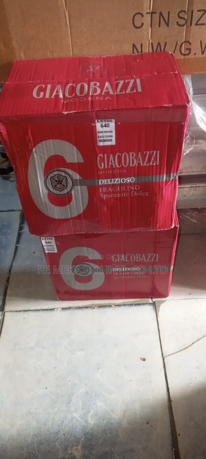 Giacobazzi 6 Delizioso Fragolino Spumante Dolce