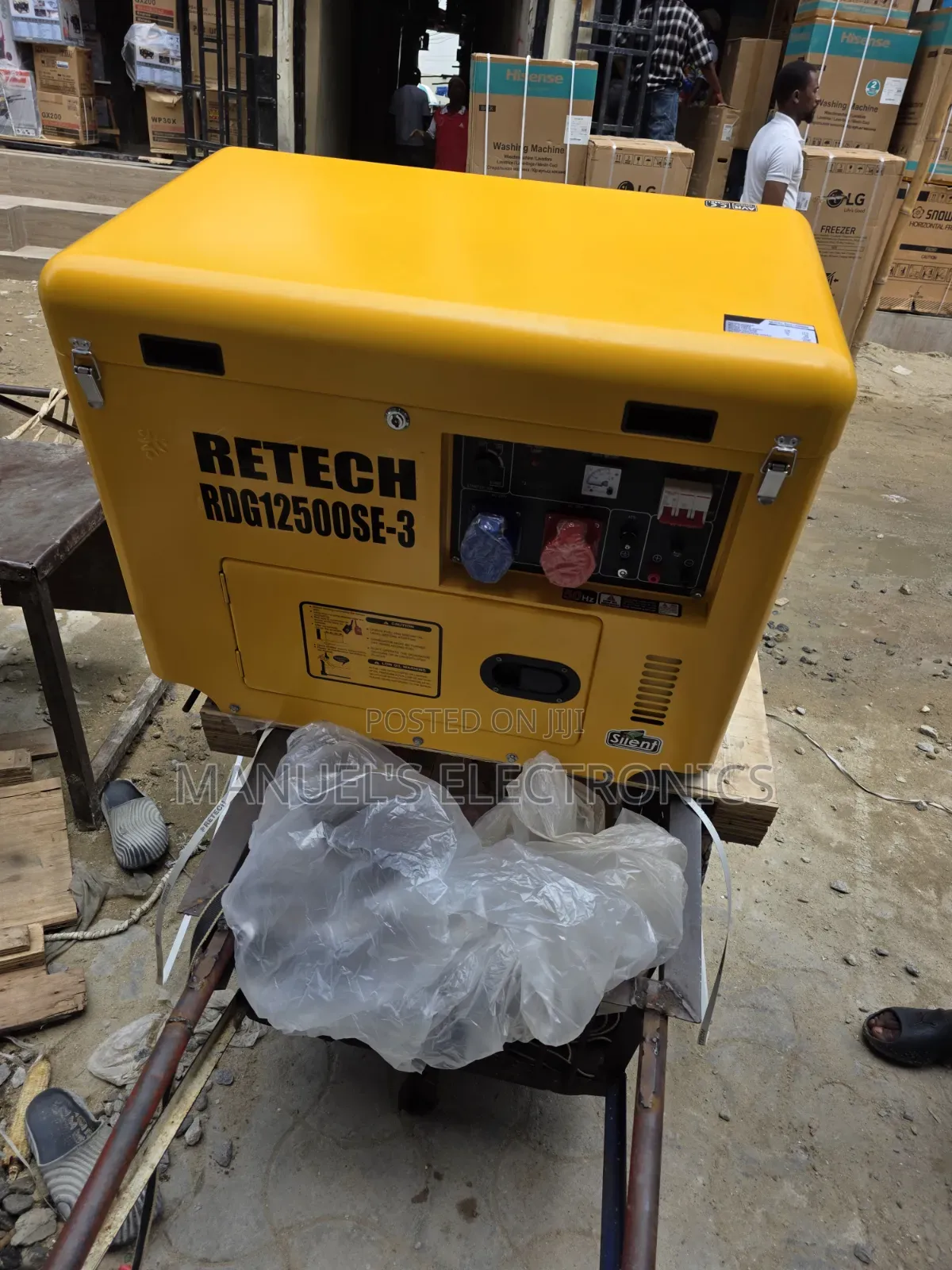 Original Retech Three Phase Diesel Soundproof Gen 10.5kva 100%copper