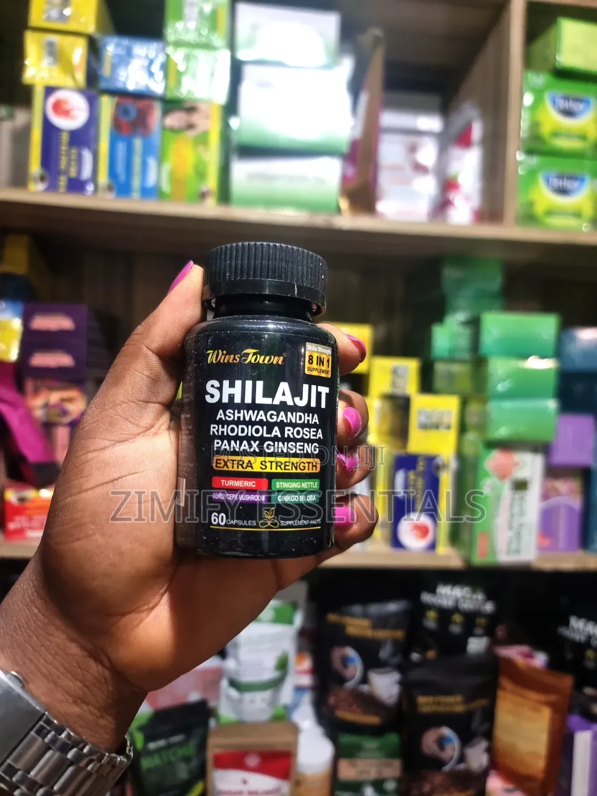 Wins Town Shilajit 8-in-1 Extra Strength