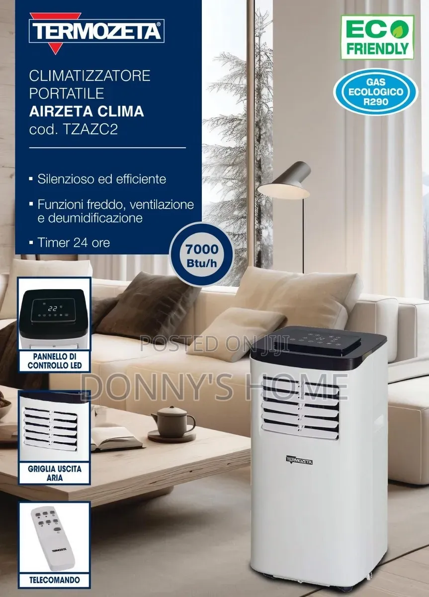TERMOZETA (TZAZC2)7000Btu Portable Air Conditioner