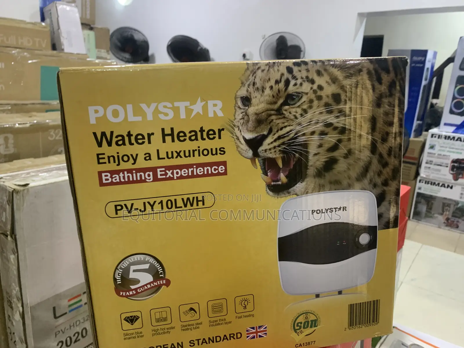 Brandnew Polystar Pv-Jy10lwh Water Heater for Modern Homes