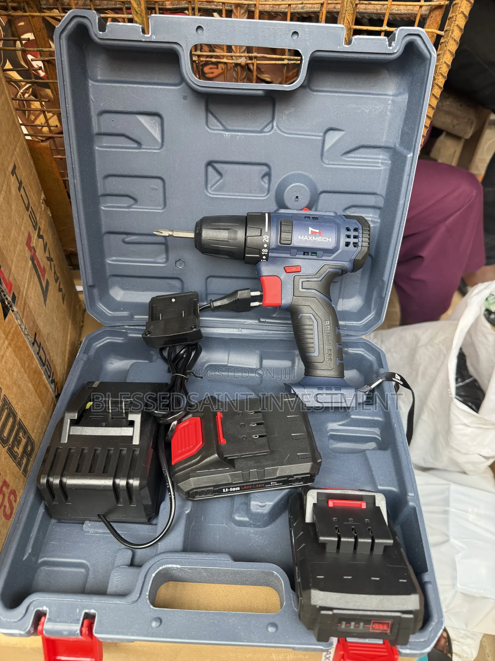 Maxmech Cd 24-10b Cordless Drill 24volts