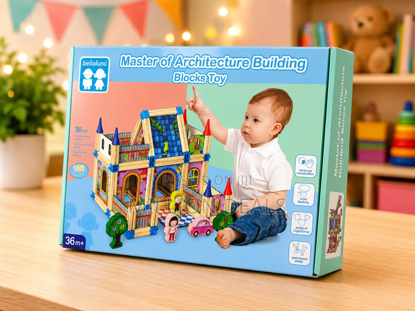 Master of Architecture Building Block Kids Toy Ages 3+