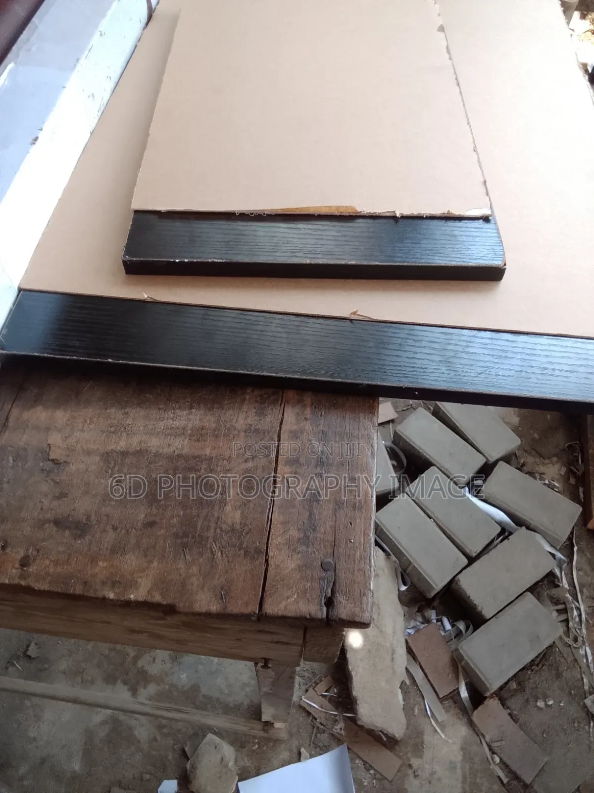 20 by 24 Wooden Frameless Board With Acrylic Plastic Glass