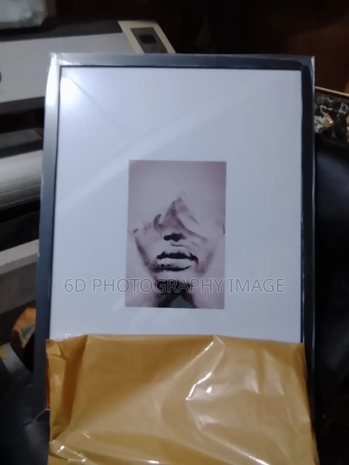 20.5 by 28.5 Picture Frame Showing White Boarder With Acrylic Plastic