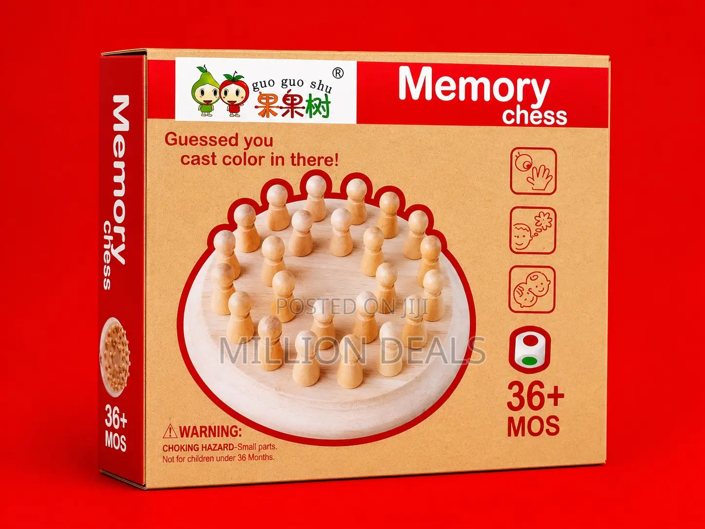 Memory Chess Kids Toy Ages 3+