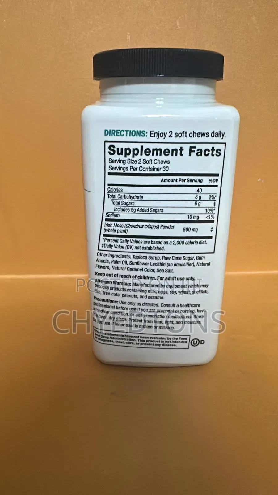 Force Factor Superior Sea Moss Soft Chews – Salted Caramel Flavor