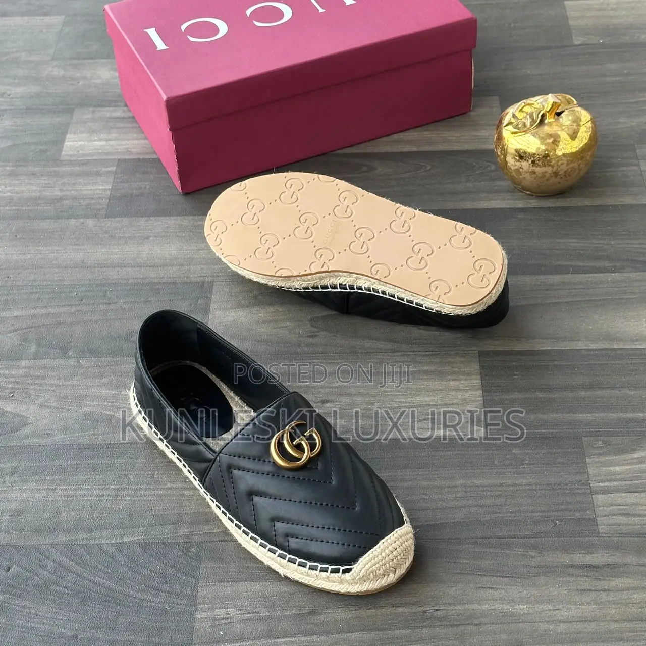 Original Gucci Espadrilles Loafers in 2 Designs