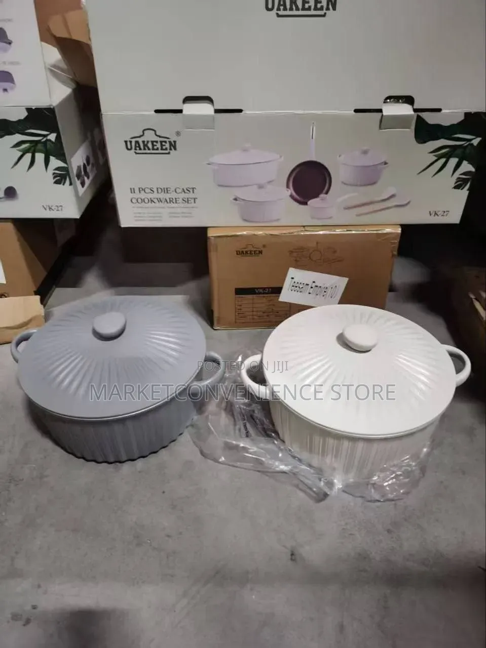 11pcs Uakeen Cookware Set