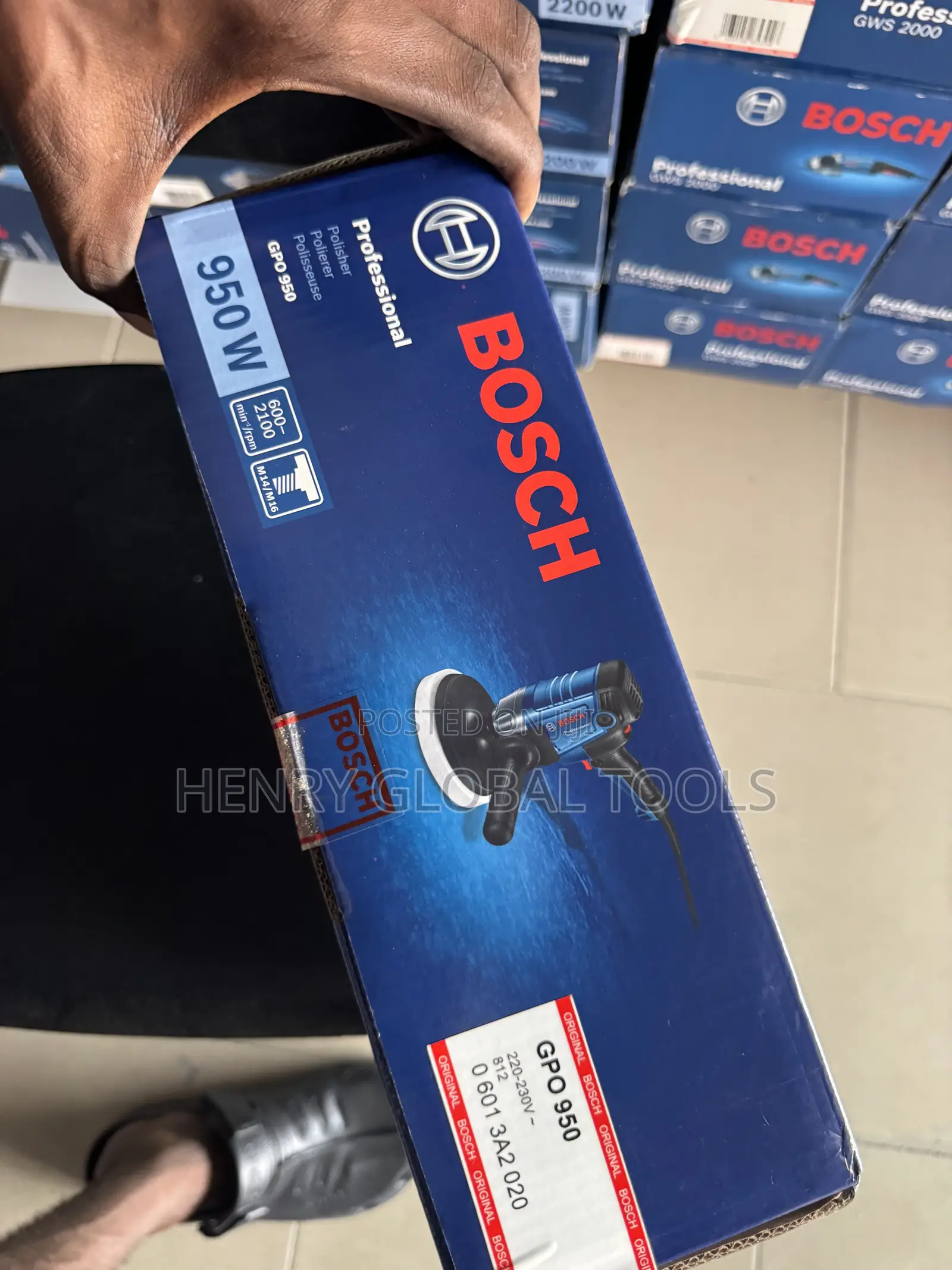 950w Original Bosch Electric Polishing Machine