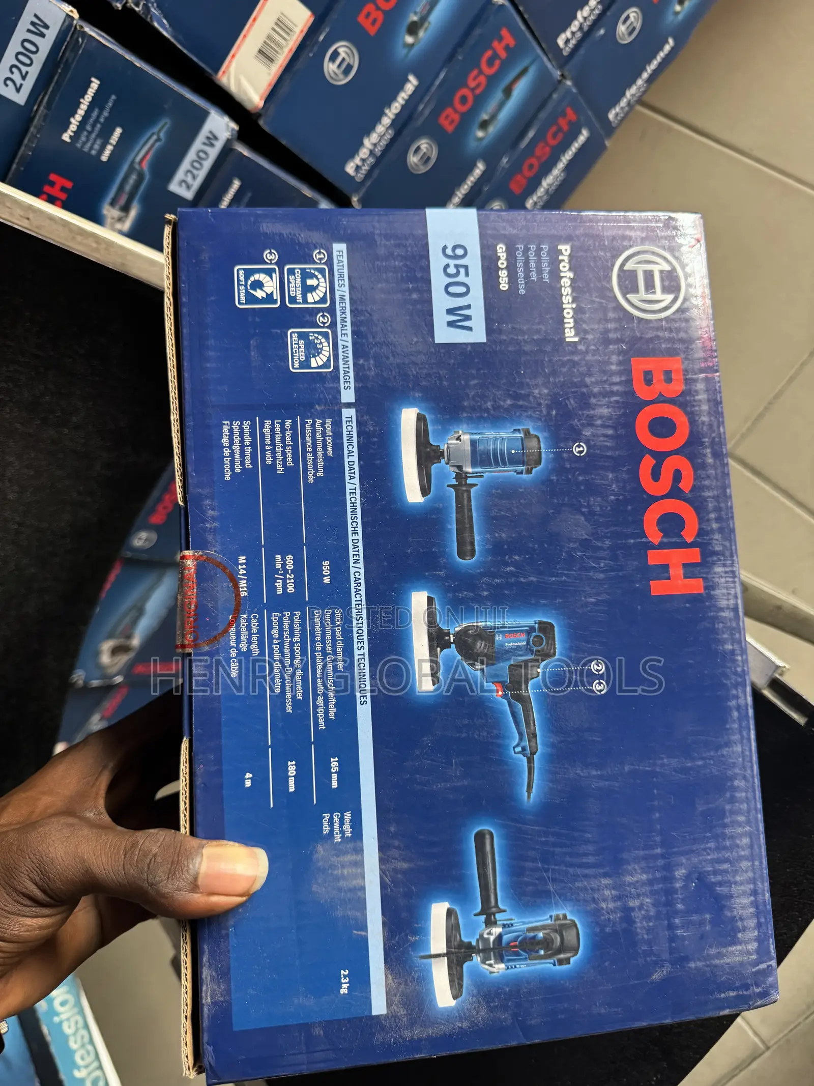 950w Original Bosch Electric Polishing Machine