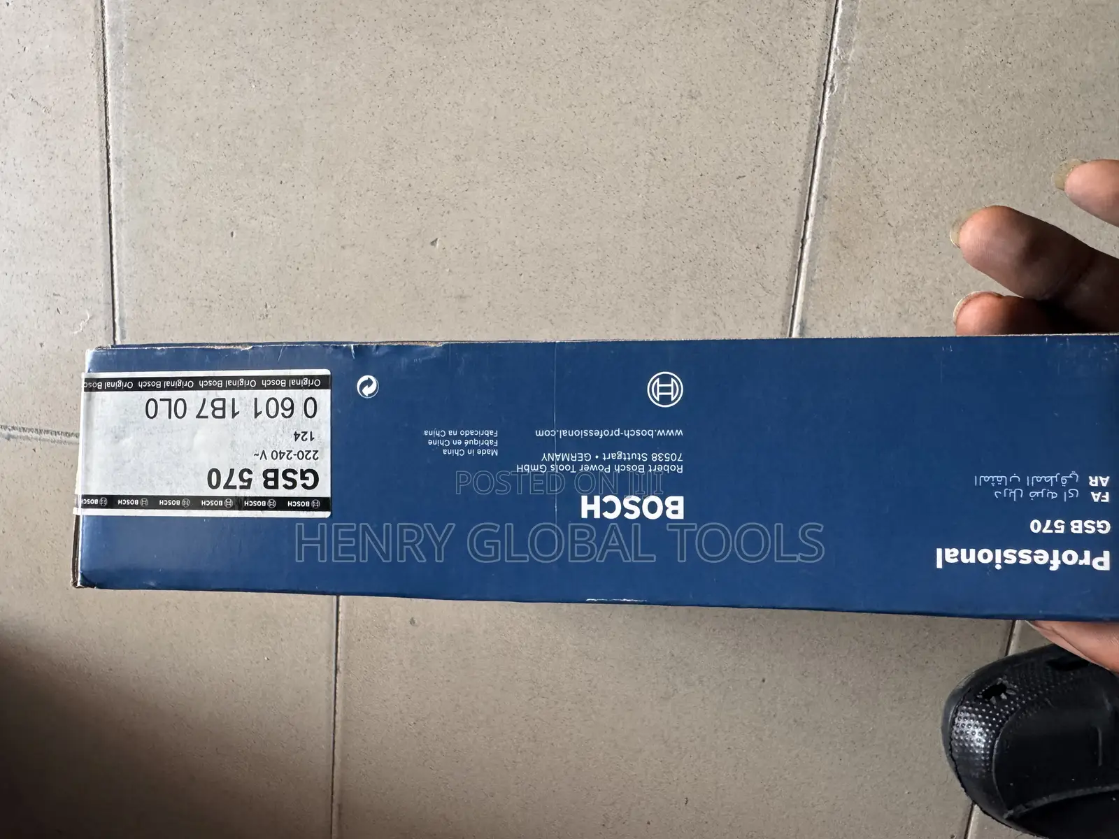 570w Original Bosch Electric Impart Drill Machine