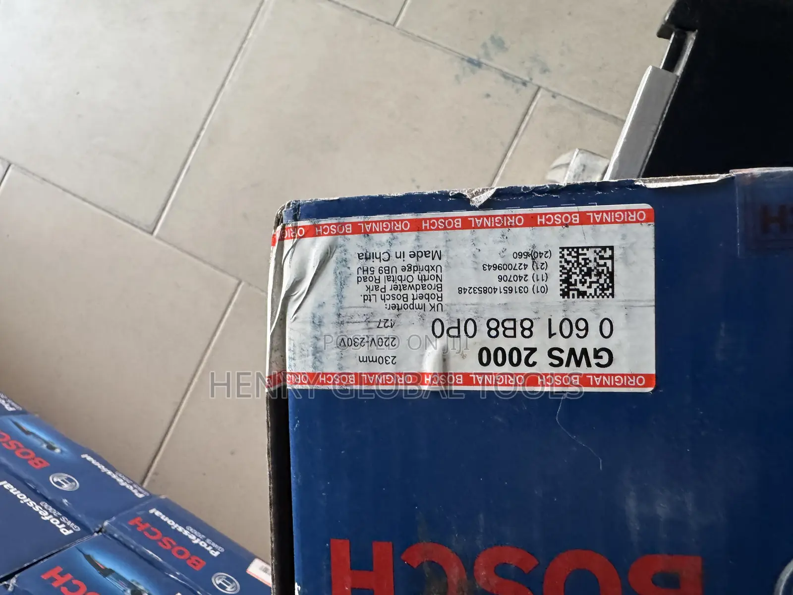 2000w Original Bosch Electric Angle Grinder Machine