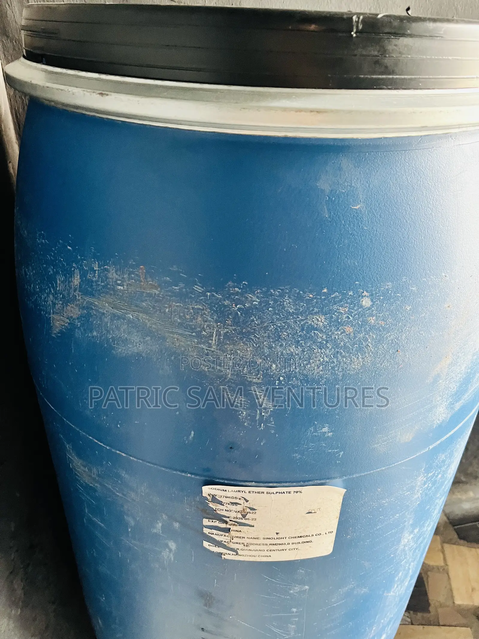 Sodium Lauryl Ether Sulphate (SLES) or (Texapon)