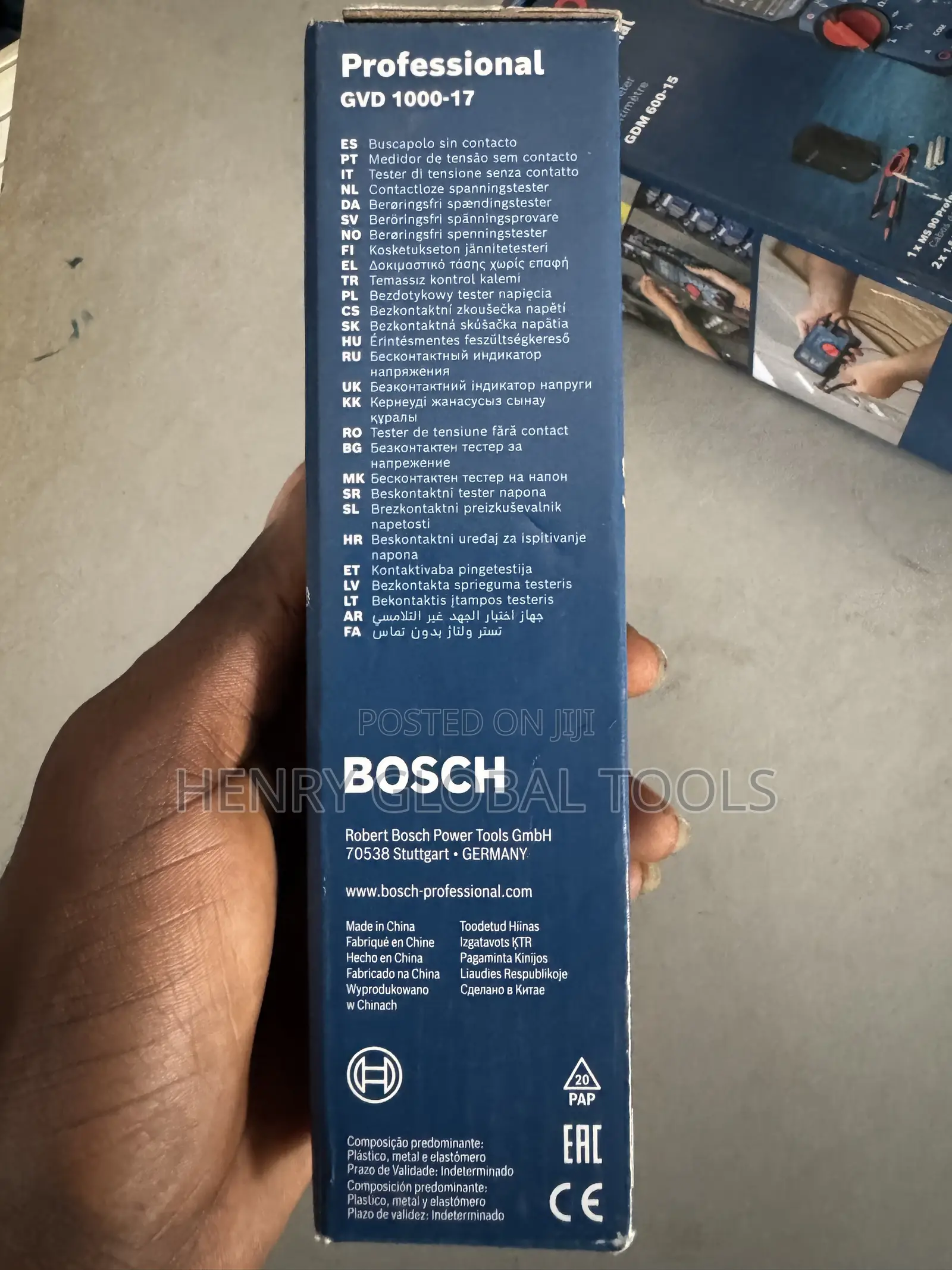 1000v Bosch Non-Contact Voltage Tester Tools Kit