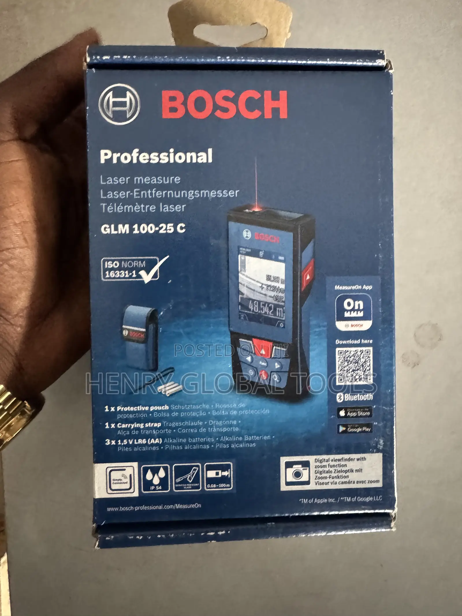100meters Original Bosch Laser Tape Measuring Kit