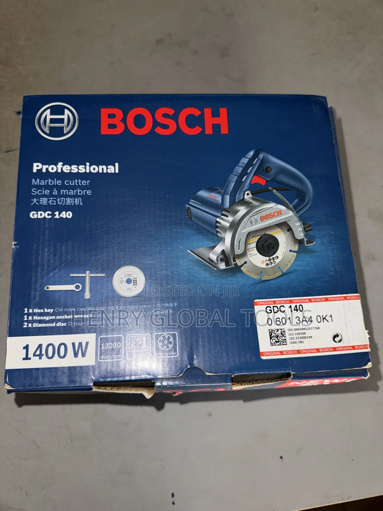 1400w Original Bosch Marble Cutting Machine