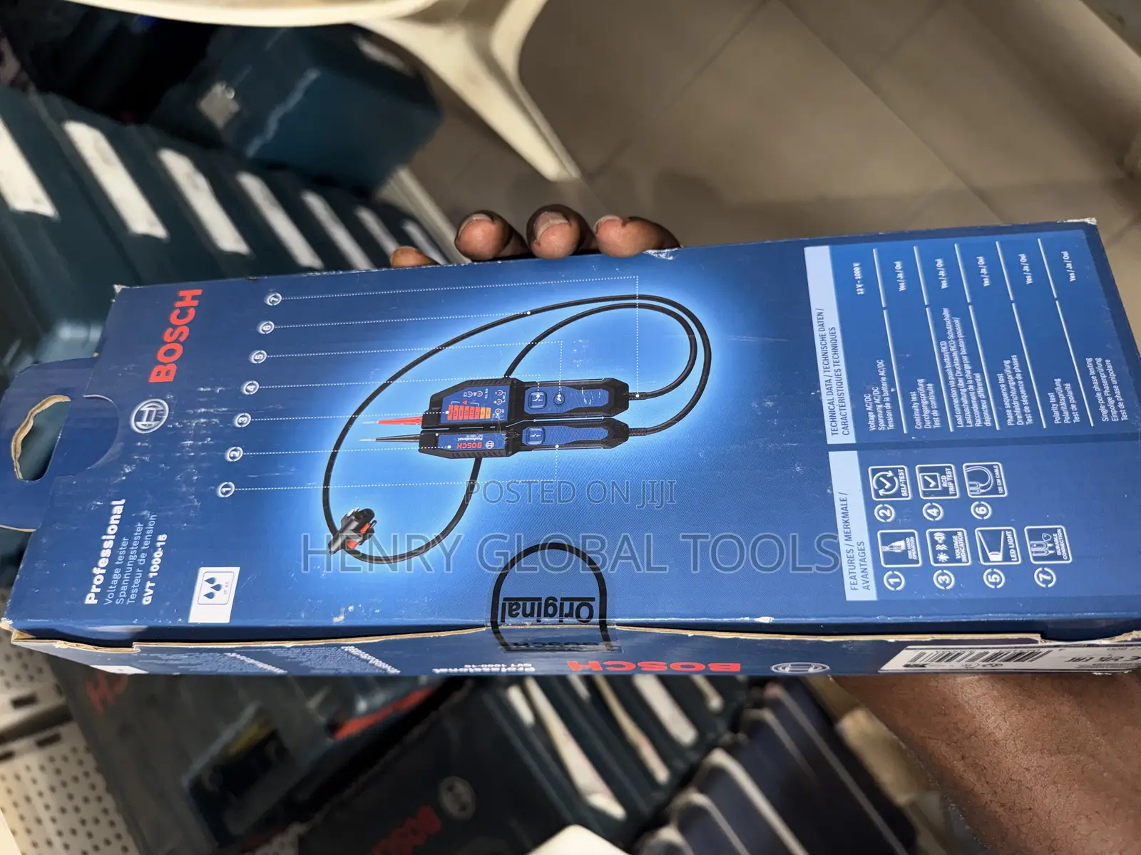 1000amps Bosch Electric Voltage Testing Kit Tools