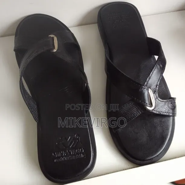 Men's Leather Slippers