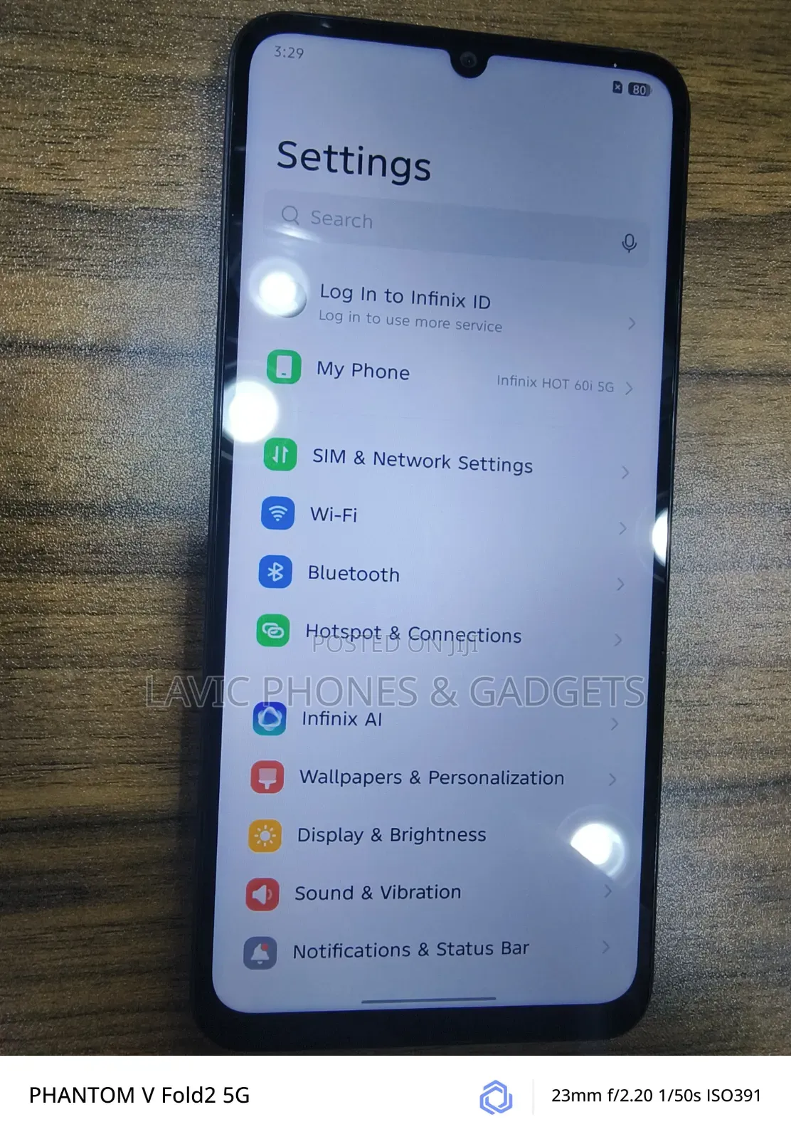 New Infinix Hot 60i 128 GB Black