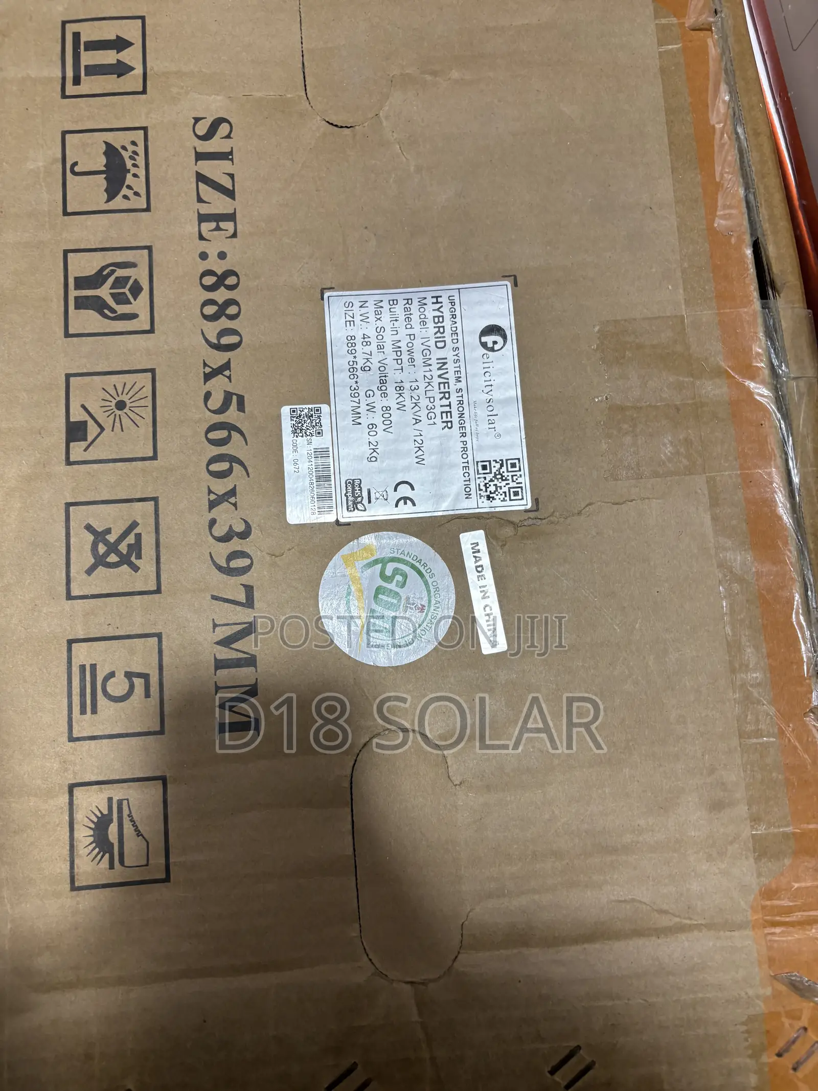 12kva 48v Felicity Solar Hybrid Inverter