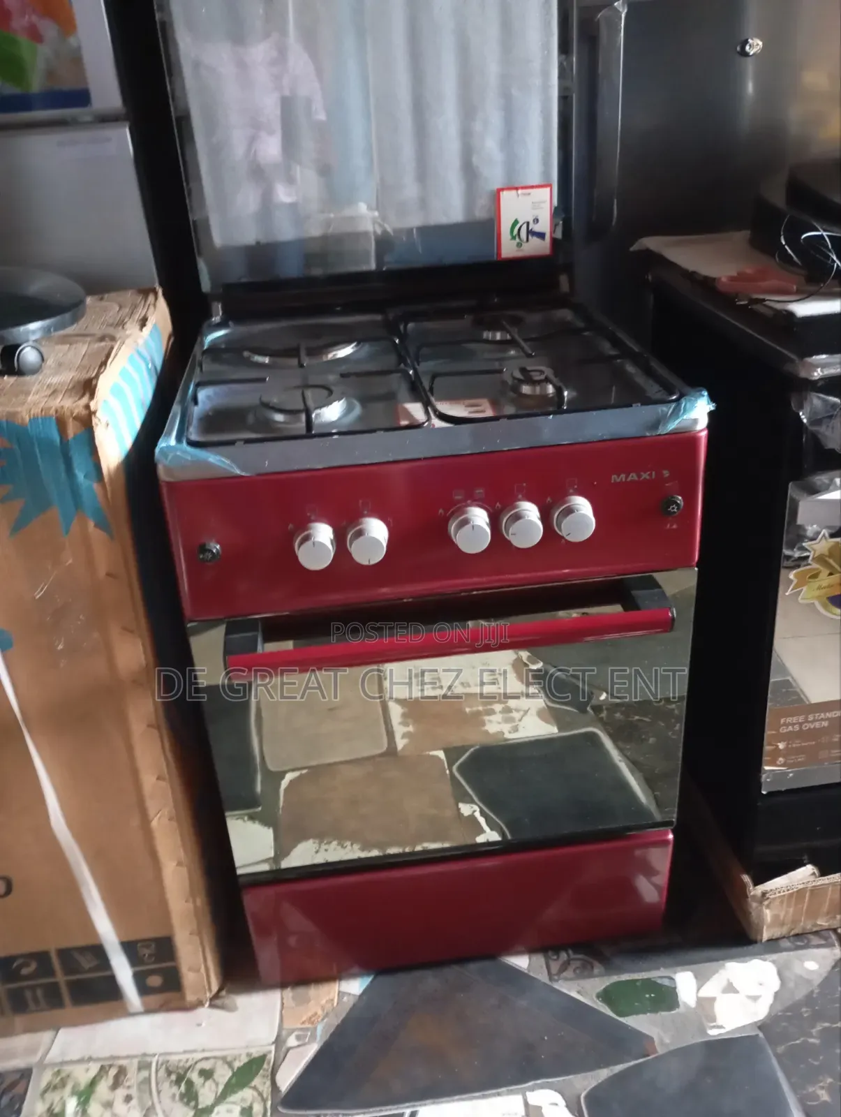 Gas Cooker With Oven