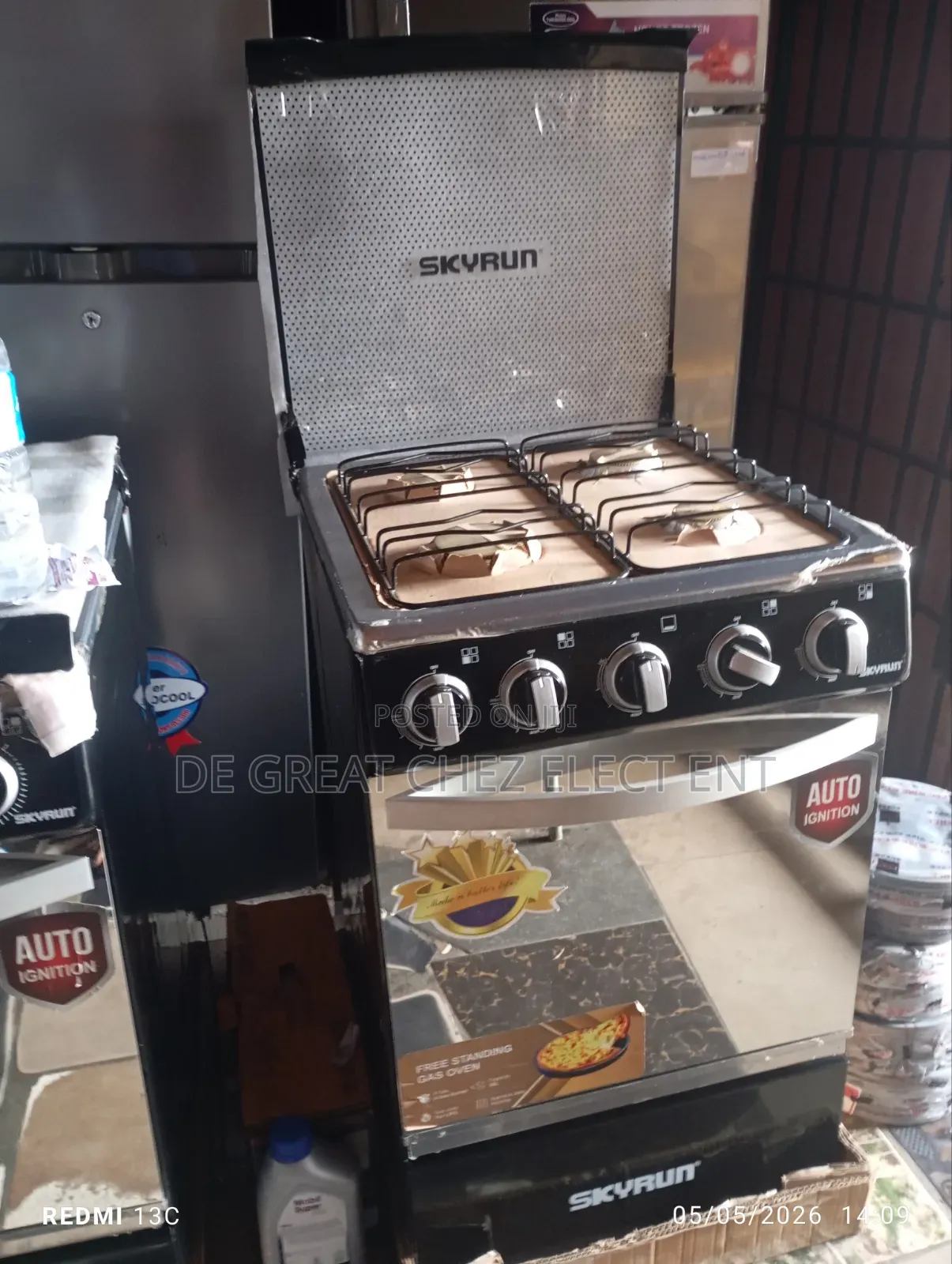 Gas Cooker With Oven
