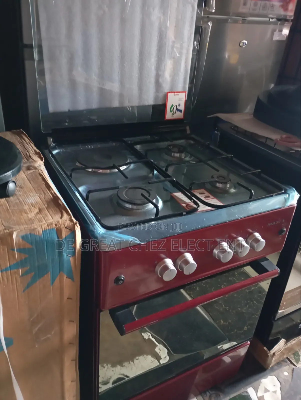 Gas Cooker With Oven