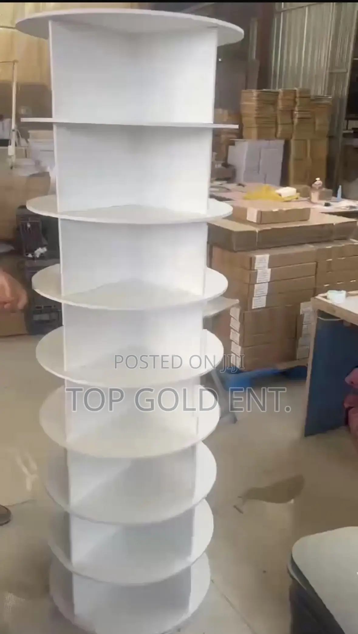 8 Layers Rotating Shoe Rack